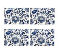 Set 4 Napperons pour coton pour lin 30x45cm Résistant Chaleur(D) | pour coton pour lin , rÃ©sistant chaleur, taille 30x45cm, pour idÃ©al thÃ© et cafÃ©, pour facile entretien