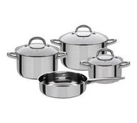 Set 4 pcs batterie de cuisine GSW MONTREAL Induction Acier ydable