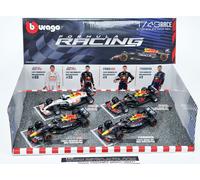 Set 4 pcs F1 Oracle Red Bull racing 2021-2023 Max Verstappen - Bburago 1:43