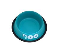 Set 4 pezzi Ciotola Acciaio New Color Pavone per cani e gatti Croci