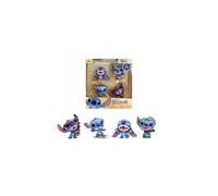 Jada – Figurines Stitch 6 cm – Set 4 pièces en métal – Sous licence officielle – Dès 8 ans