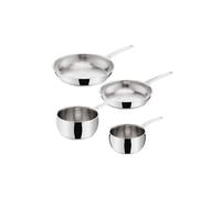 Lagostina Set de casseroles La Prima Inox, revêtement intérieur inox 4 pièces
