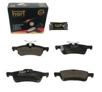 Hart - Set 4 plaquettes de frein Premium arrière pour Honda Civic IX Tourer (FK) 1.6
