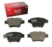 Hart Kit 4 plaquettes de frein arrière pour Citroën C4 Coupé (LA_) 1.4/1.6/2.0