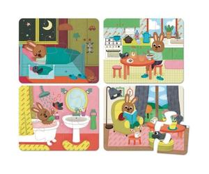 Set 4 Puzzles en bois 'A la Maison' Vilac® - Jouets puzzle en bois 2