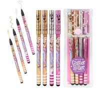 Set 4 stylos Gel à paillettes Top Model Metallic Pen Set