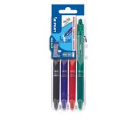 Etui De 4 Stylos Frixion Clickers - Assortiment - Pointe Moyenne 0.7mm - Pilot