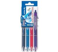 Set 4 stylos Pilot Pen Frixion Clicker 07 Set2Go Noir Bleu Rouge et Vert Noir Bleu Rouge et Vert G