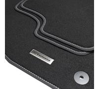 Set 4 Tapis de Sol Audi A4 B8 8K Avant/Cab 2008-2015 Logo Acier Inox