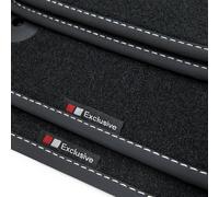 Set 4 Tapis De Sol Auto Pour VW T5 T6 T6.1 2003-2024 Noir Velours