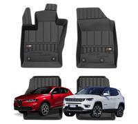 Set 4 Tapis Voiture 3D TPE FROGUM Pro-Line pour Alfa Tonale à Partir De 2022 IN