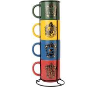 Grupo Erik - Lot de 4 Tasses Harry Potter avec Support, 300 ml | Mugs Harry Potter, Harry Potter Cadeau