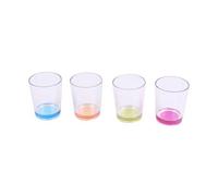Brunner Set 4 Verres 300 ML en SAN avec Fond Anti dérapant