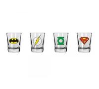 Set 4 Verres Shooter DC Classic