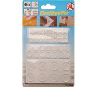 Set 46 Pièces Caoutchoucs Adhésifs Transparent - Ccl bgs80866 FBGS80866