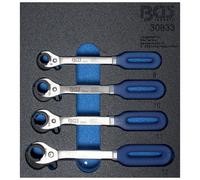 Set 4pz Clés A Cliquet pour Raccords Tuyaux - Code bgs30833 FBGS30833 BGS Of