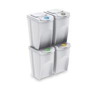 Set 4x35l bacs de recyclage SORTIBOX - cendré
