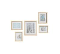 Atmosphera Set de 5 cadres « Ethnique » bois naturel