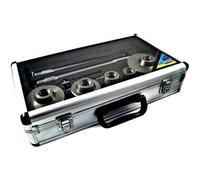 Set 5 Couronnes-Scie Trépan Carotteuse à Sec Ø 30 Ø 40 Ø 65 Ø 80 Ø 100 + 2x Adaptateurs SDS Plus-Max 300 mm