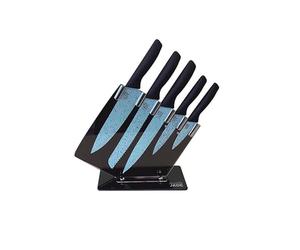 Set 5 couteaux starlyf - Venteo - couteaux en jade pour la cuisine - Bleu - Adulte - Emince/Coupe/Résistant
