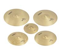 Set 5 Cymbales Silencieuces Mute - 14" 16" 18" 20" 10" - Finition Brass