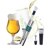 Set 5-en-1 Accessoires Vin - Refroidisseur et Bouchons Vendos85