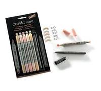 COPIC Kit de marqueurs Ciao Hobbymarker 5+1 teintes chairs + multiliner gratuit
