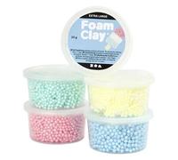 Set 5 Pâtes À Modeler Foam Clay Pastel 25 G