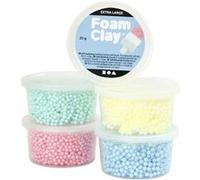 Set 5 pâtes à modeler Foam Clay pastel 25 g Multicolore G