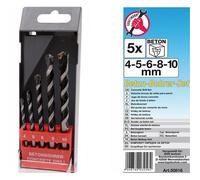 Set 5 Pièces Conseils De Mural 4-8mm - Code bgs50816 FBGS50816 KRAFTMANN Atelier