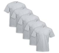 Set 5 Pièces T-Shirt Fruit of the Loom 100% Coton 165gr Fotl Paquet
