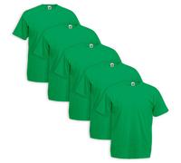 Set 5 Pièces T-Shirt Fruit of the Loom 100% Coton Taille - Couleurs Assorties