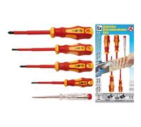 Set 5 Pièces Tournevis Isolé VDE - Code bgs35815 FBGS35815 KRAFTMANN Outils