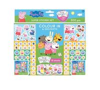 Set 500 Pièces Peppa Pig - Stickers & Coloriage