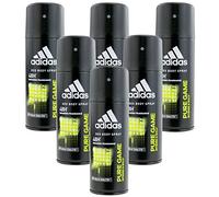 Set 6 ADIDAS Deodorant Spray 150 Ml Soins De Hygiene De Jeu Et Corps Pur