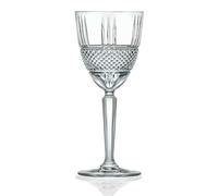 Set 6 Calices Cocktail Et Vin Brillante 3 De 23 co Cristal - Rcr Italienne