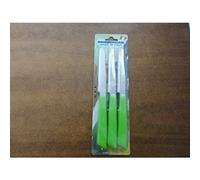 SET 6 COLTELLI DA TAVOLA BONOMI MADE IN ITALY COL. VERDE LAMA INOX