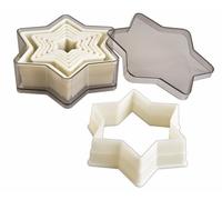 Set 6 Coupe-Pate Nylon Etoile 3 A 12 Cm