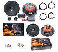 Set 6 Haut-Parleurs Hertz Dsk 165.3+DCX 165.3 avant et arrière de Nissan Qashqai