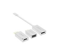 InLine Set 6-in-1 - Kit d'adaptateur vidéo / audio - argent - support 4K