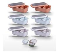 Set 6 Lunchbox et 3 boîtes à sauce Fackelmann Storage