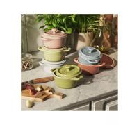 Set 6 mini cocottes en céramique 10 cm Staub couleurs macaron
