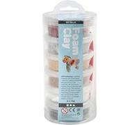 Set 6 pâtes à modeler Foam Clay - Métallique 14 g Multicolore G
