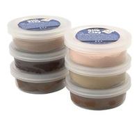Set 6 pâtes à modeler Silk Clay - couleur chair 14 g Multicolore G