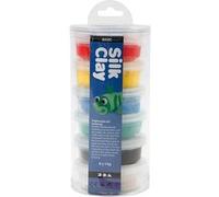 Set 6 pâtes à modeler Silk Clay - Couleurs primaires - 14 g Multicolore G