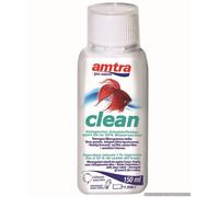 Amtra Clean - Purificateur d'eau d'aquarium naturel avec des micro-organismes qui éliminent l'ammoniac et les nitrites - Réduit les changements d'eau - 150 ml