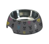 Set 6 pezzi Ciotola in Melamina modello Geometrical per cani e gatti Croci