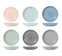 Set 6 piatti fondi loft cm23