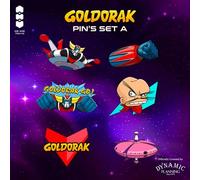 Set 6 Pins Goldorak We Are Tokyo Mystery Box A 5 cm