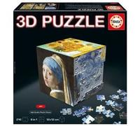 Educa Borrás - Puzzle 3D Cube Art - 216 pièces (6 puzzles de 36) - Défi ludique 8 ans+ (20123)